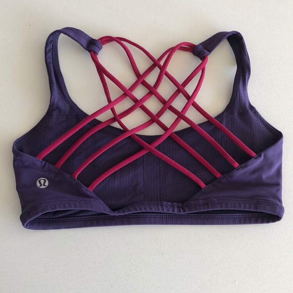 lululemon athletica Tops - Lululemon Free To Be Wild Going Grape Bra